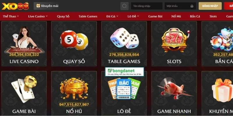 Giải trí cá cược đỉnh cao tại XO88