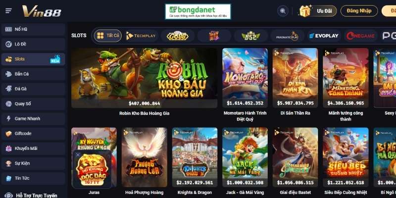 Hầu hết cược thủ đều hài lòng khi giải trí tại Vin88