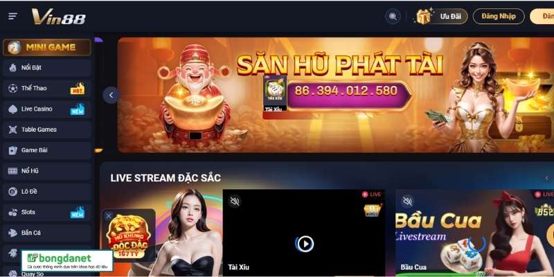 Nhà cái Vin88 đến từ đâu?